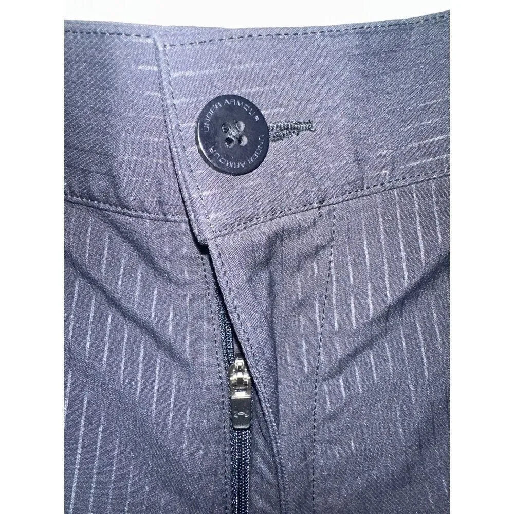 Under Armour Black Stripe Shorts  Size 40‎